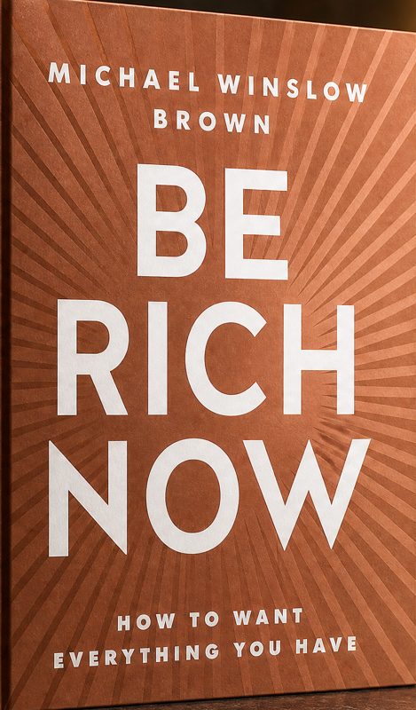 Be Rich Now, front cover