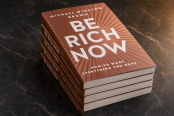 Be Rich Now, book stack